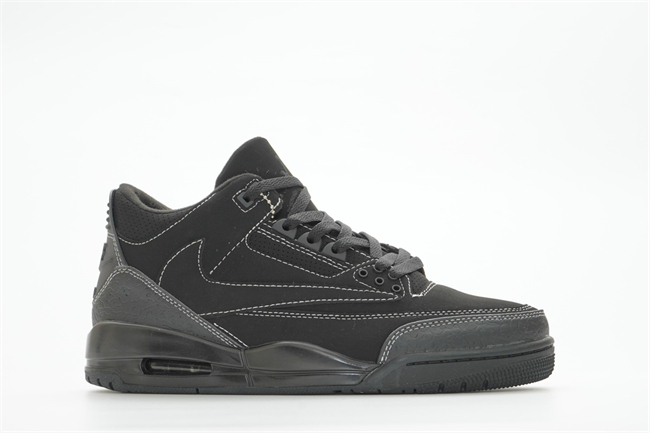 Men's Running Weapon Air Jordan 3 Black Shoes 0115 Men's Running Weapon Air Jordan 3 Black Shoes 0115
